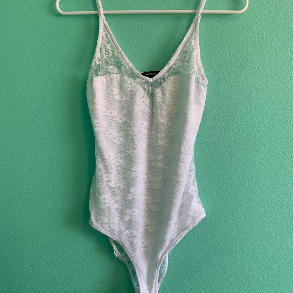 White Lace Bodysuit